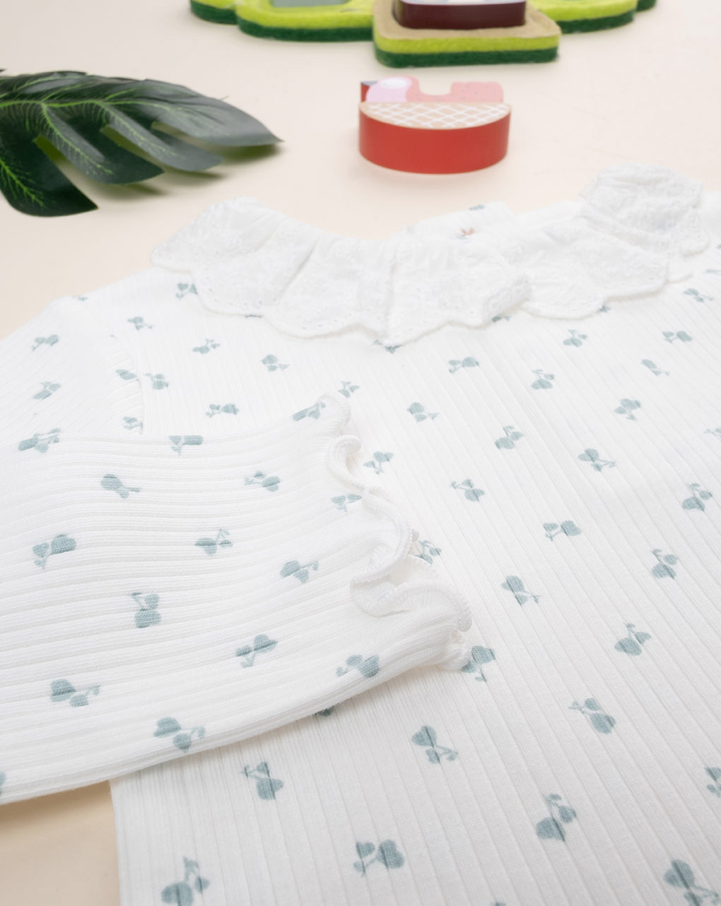 Body bimba bianco stampato