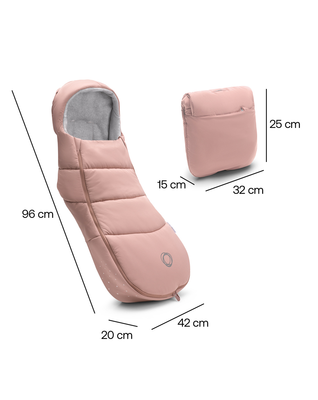 Sacco a pelo evening pink - bugaboo