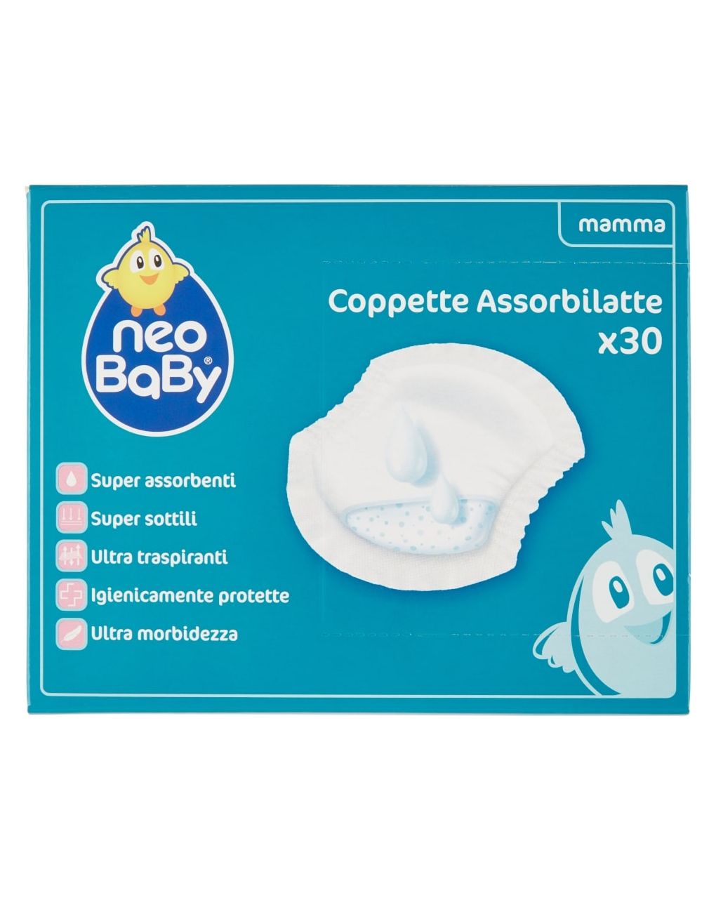 Coppette assorbilatte in bustina 30 pz - neo baby