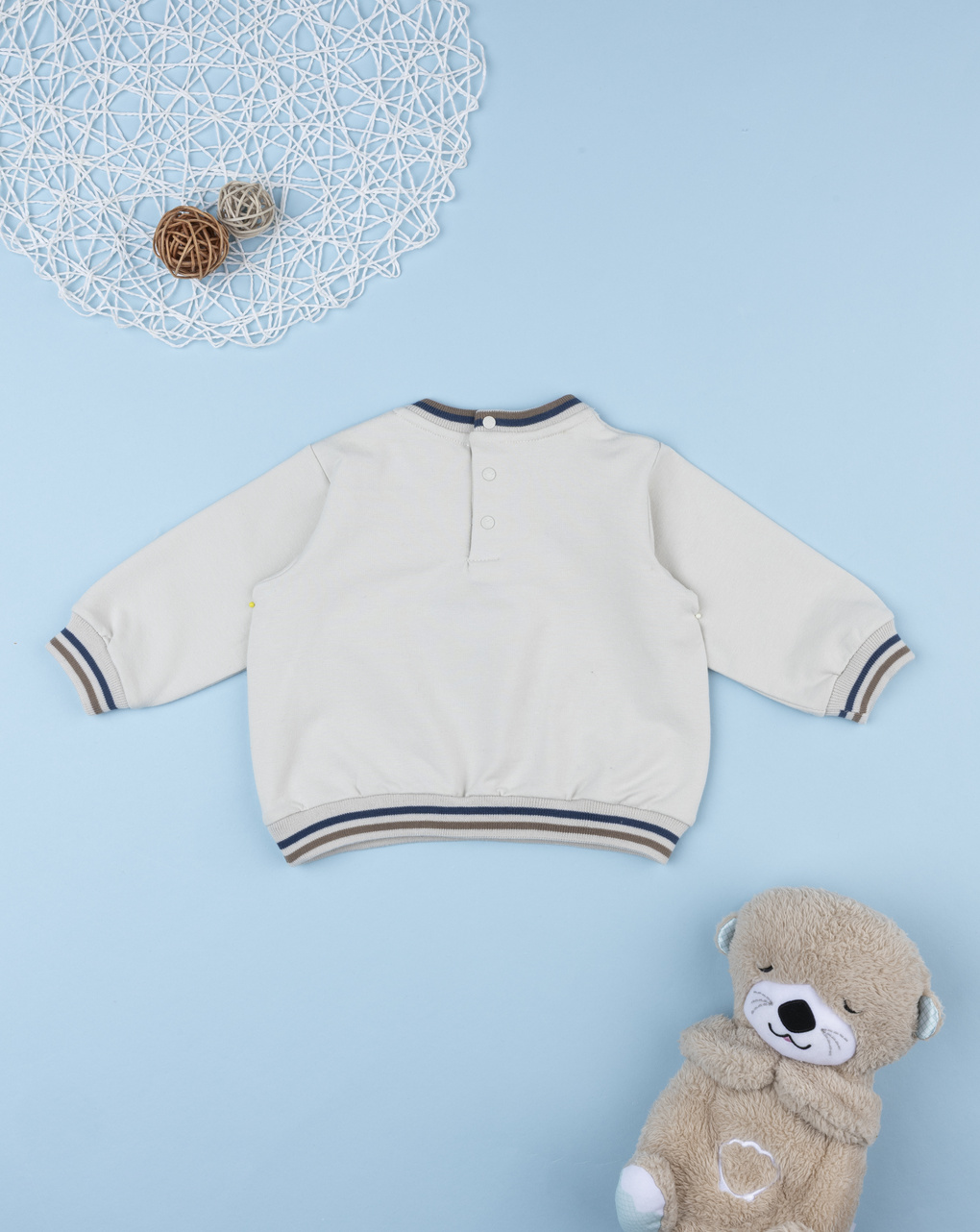 Felpa beige bimbo disney topolino