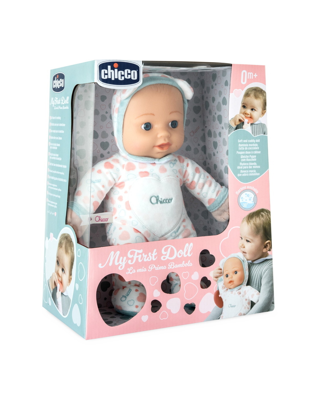 Bambola cuoricini - my first doll - 0m+ - chicco