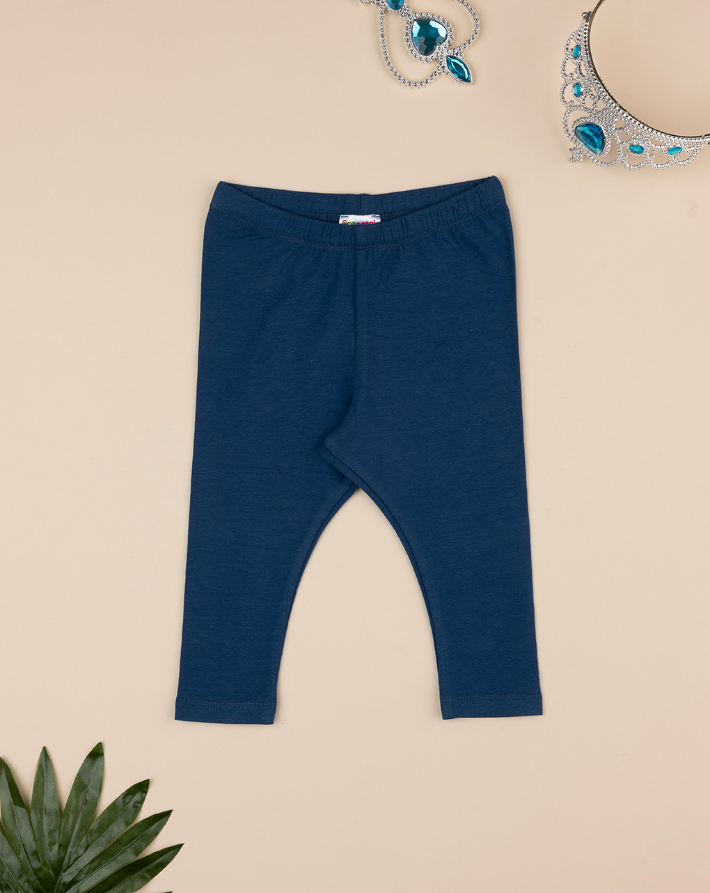 Legging bimba blu