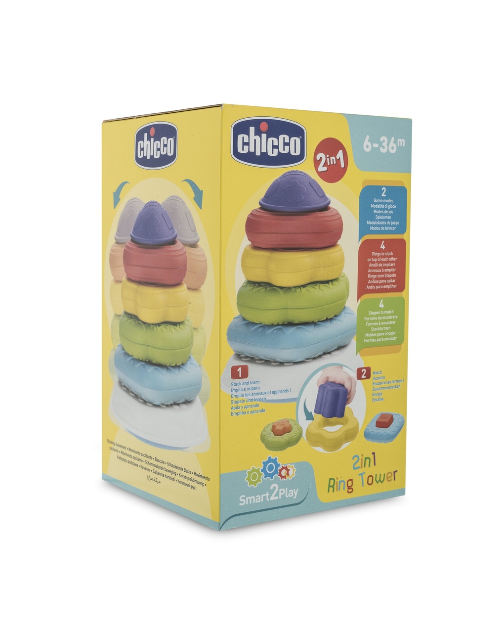 Torre degli anelli 2 in 1 - 6m+ - chicco