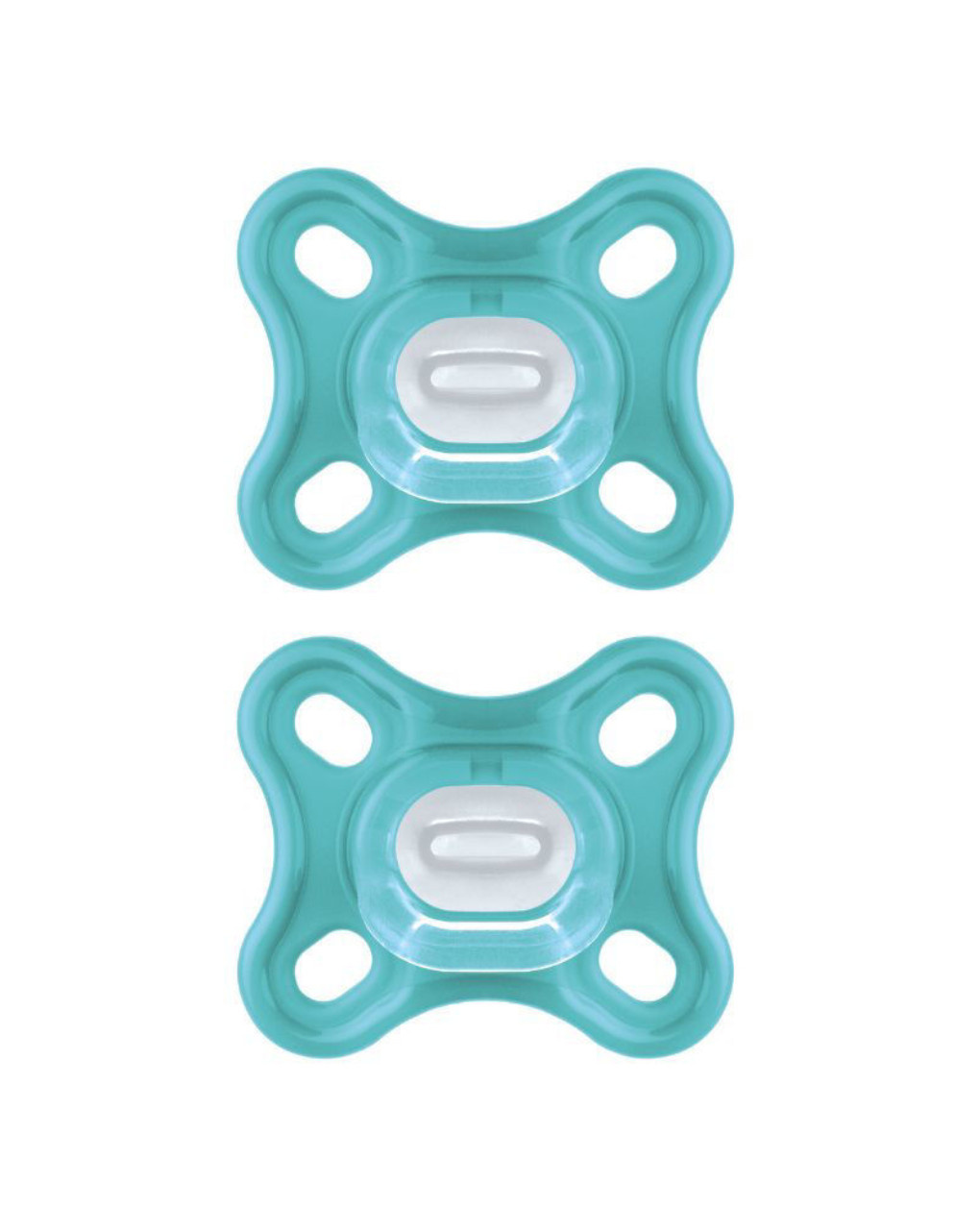 Succhietti comfort 0-2m silicone - colore neutro - 2 pz - mam