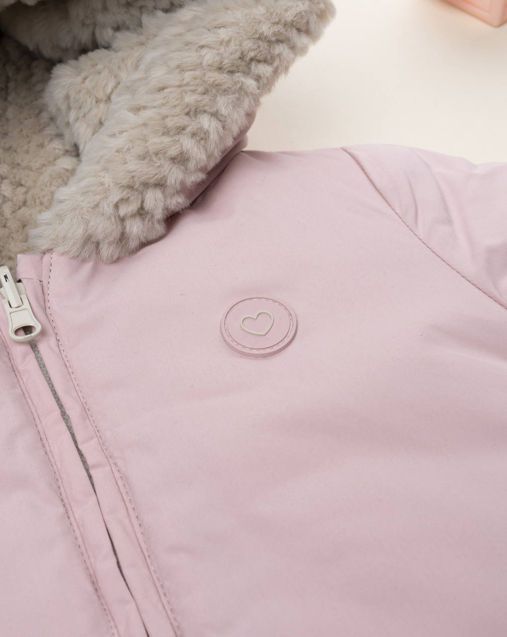 Giacca reversibile bimba rosa