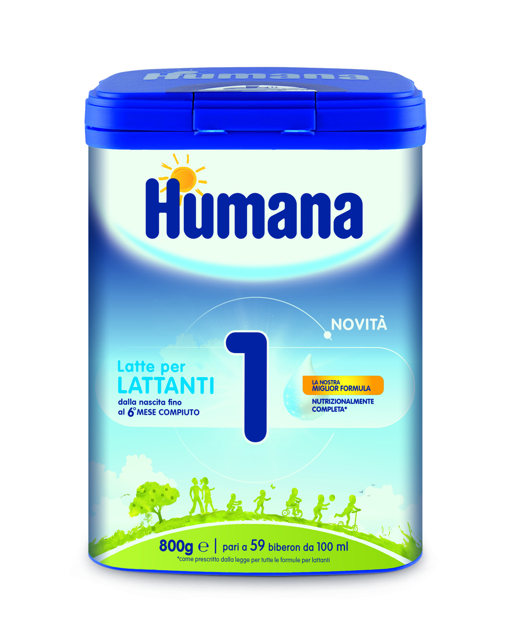 Latte humana 1 polvere 800g - humana