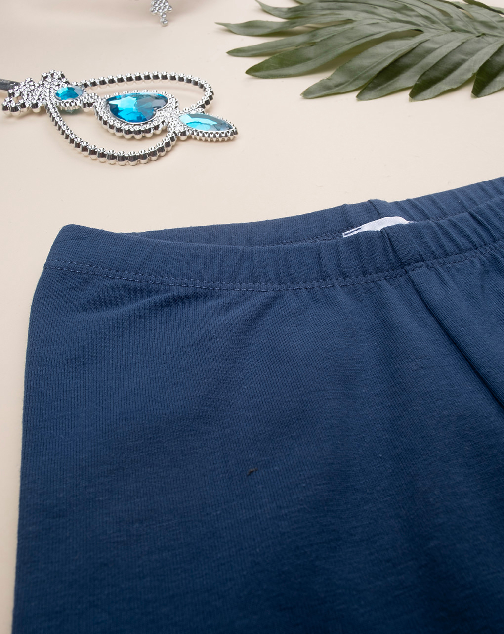 Legging bimba blu