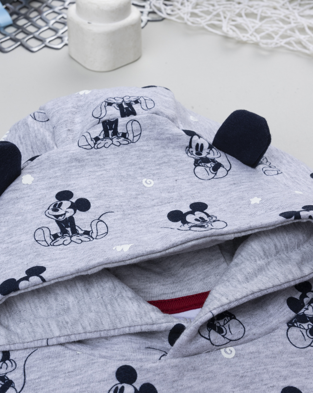 Felpa grigia bimbo disney topolino