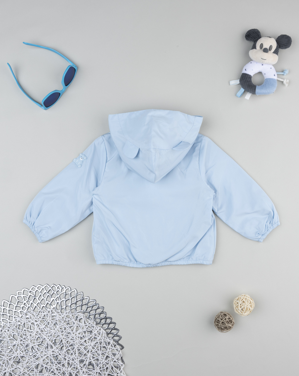 Giacca orsetto bimbo azzurra