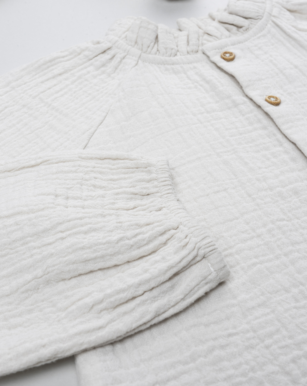 Camicia bimba panna