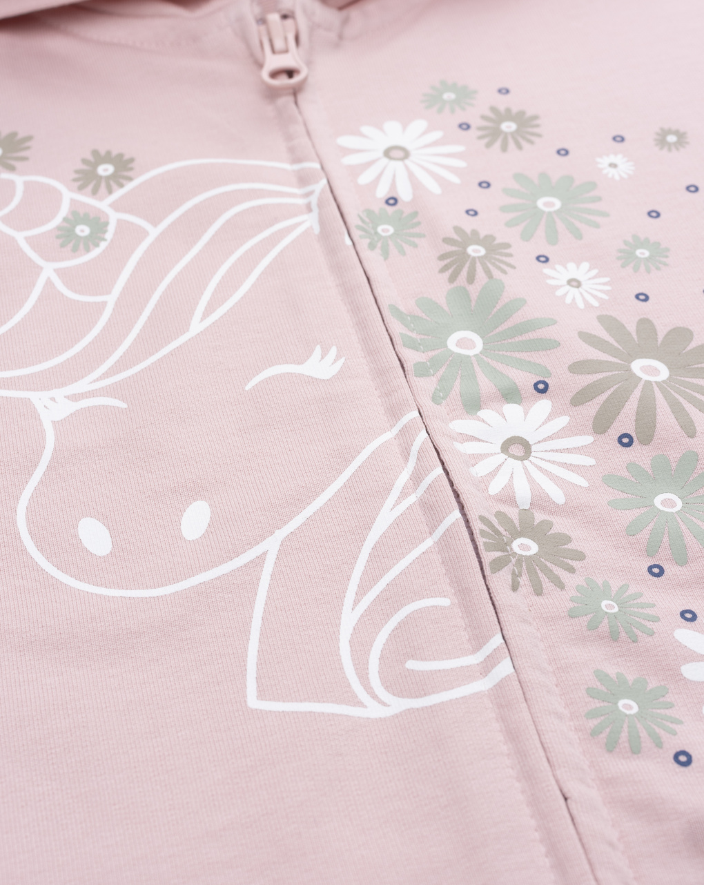 Felpa bimba rosa unicorno