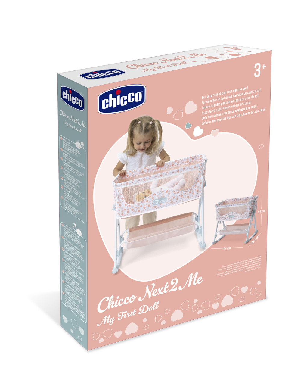 Next2me culla bambole - my first doll - 3+ - chicco