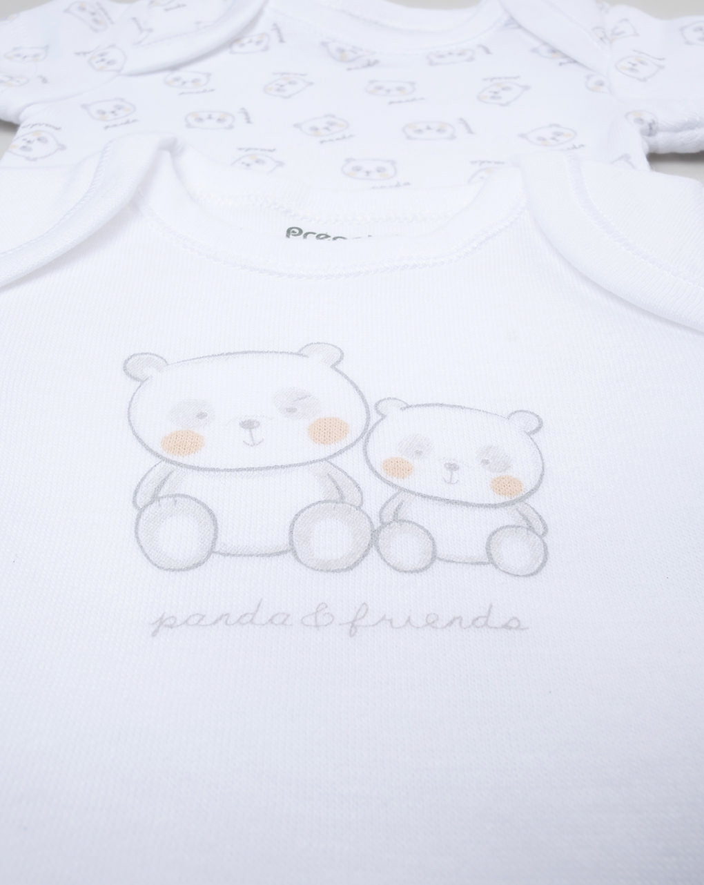 Pack x2 body unisex manica corta