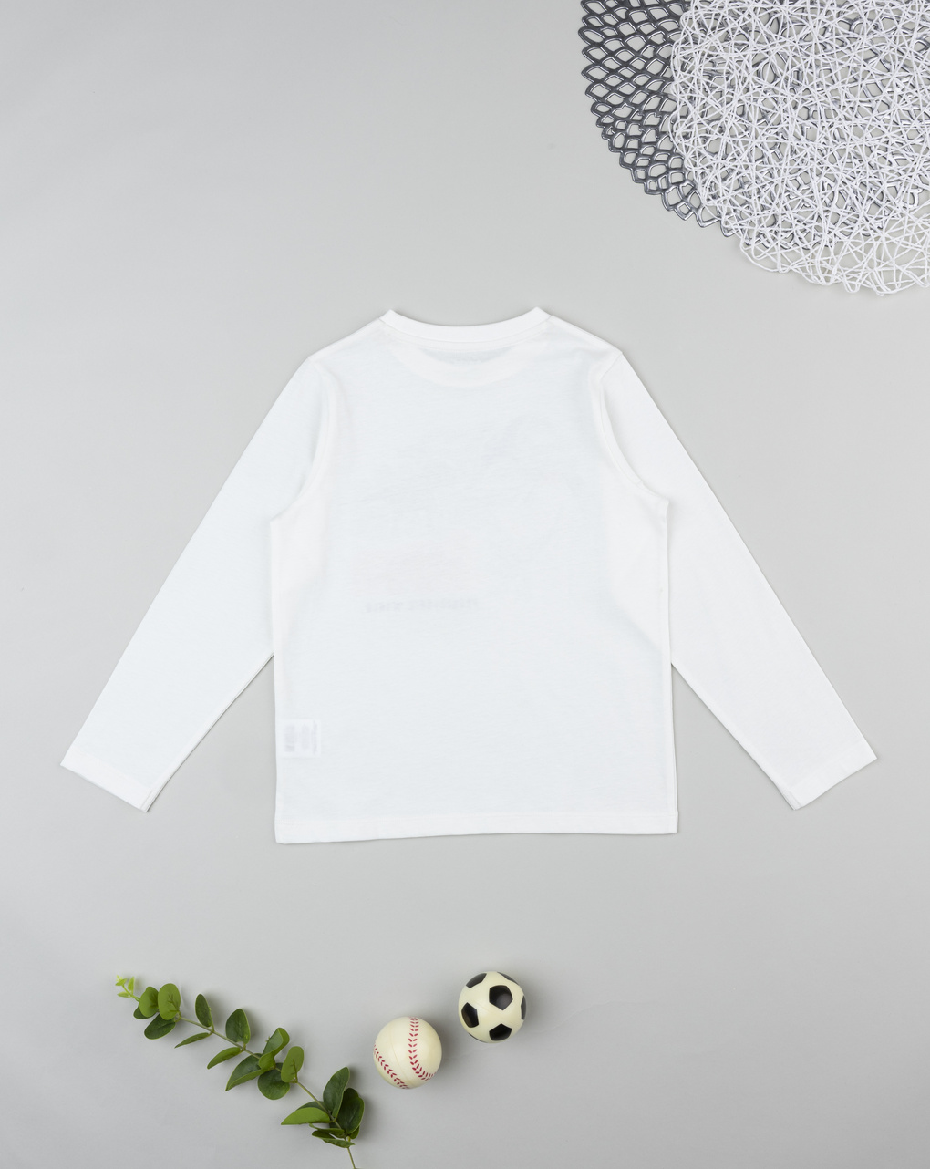 T-shirt bambino bianca stampa dinosauri