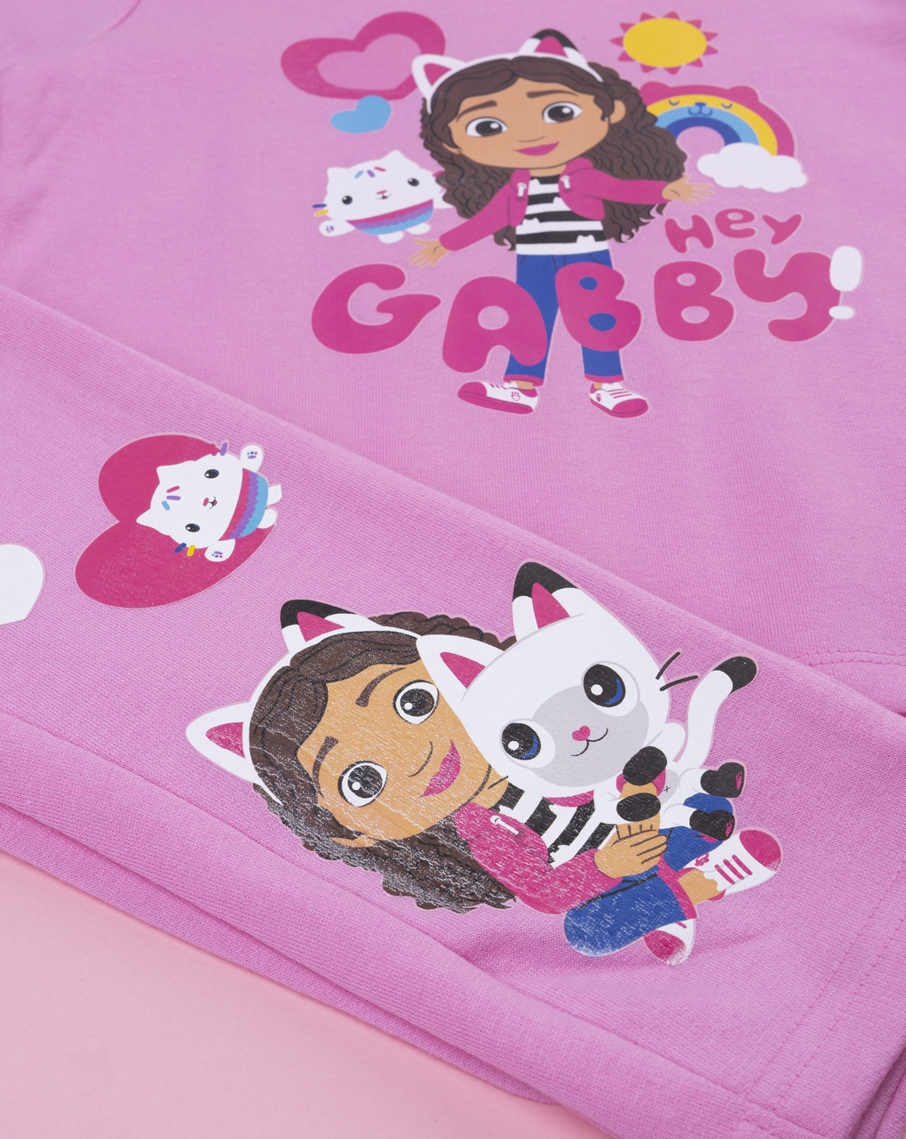 Pigiama due pezzi fucsia gabby bambina