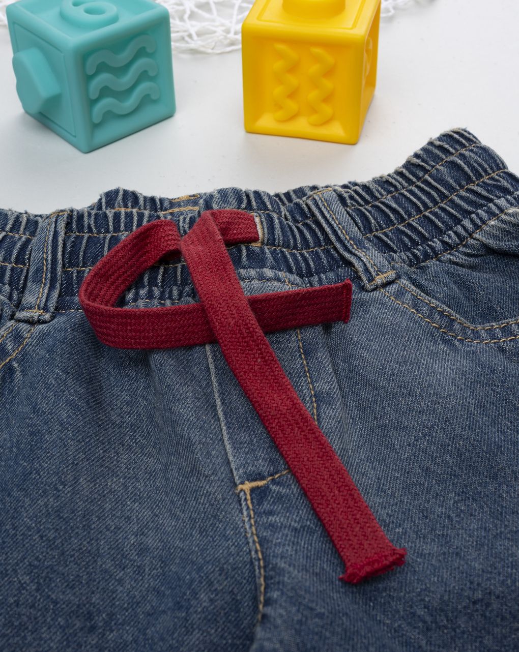 Pantaloni cargo bambino in denim