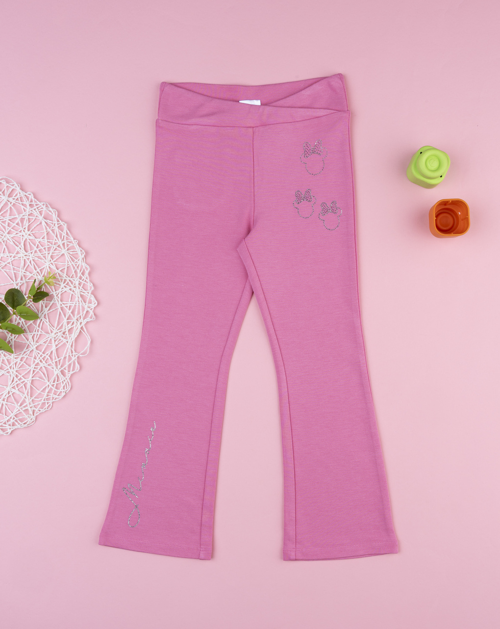 Legging zampa bambina rosa disney minnie