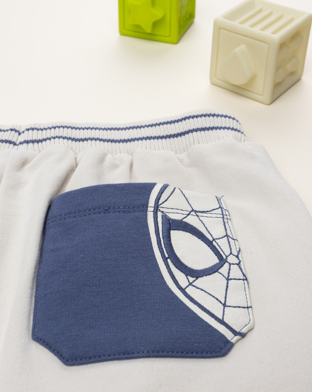 Pantalone bimbo beige spiderman