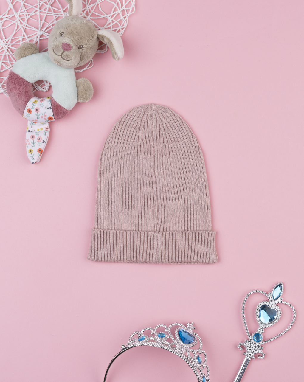 Berretto bambina rosa disney minnie