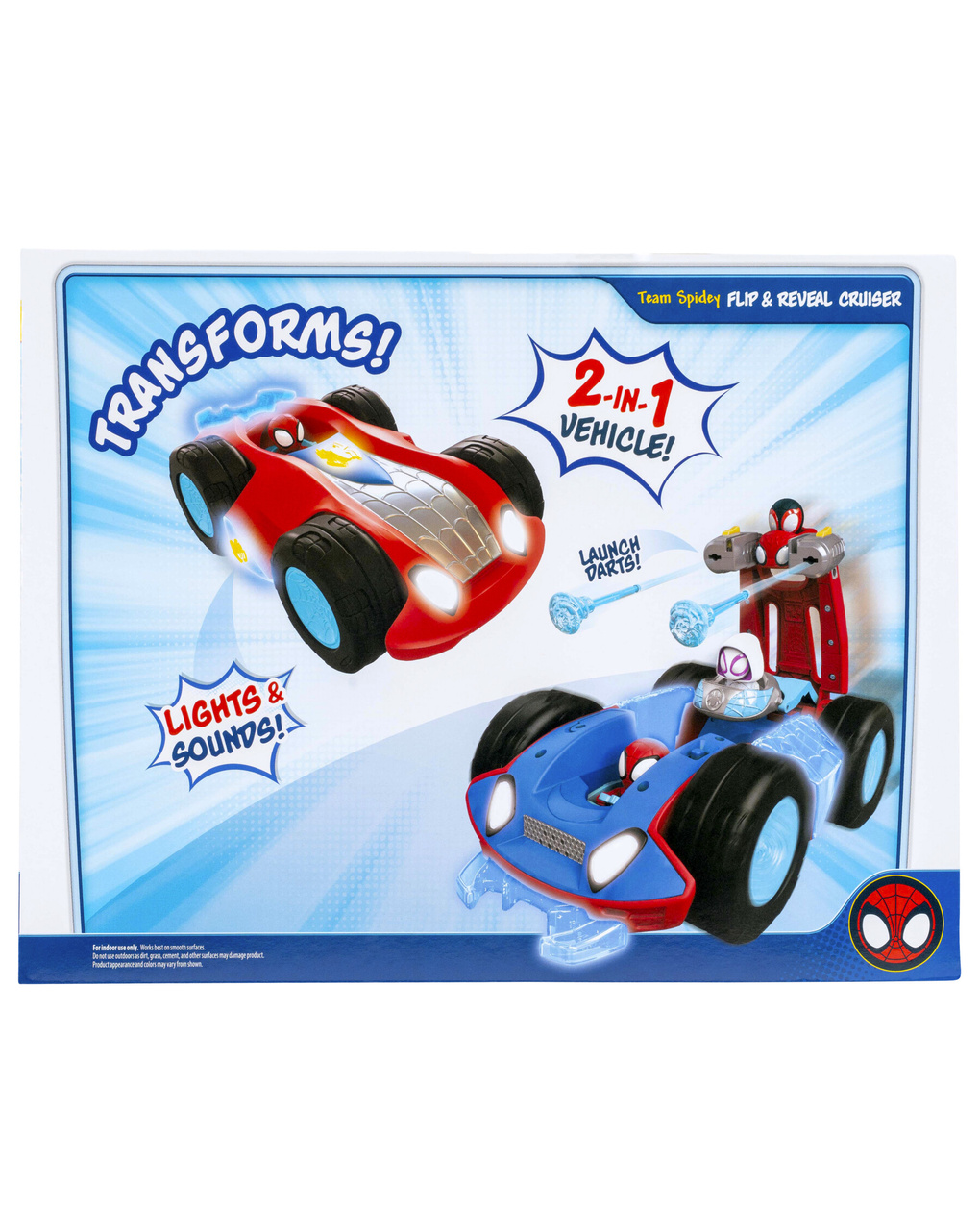 Veicolo deluxe ribaltabile - 3+ - spidey