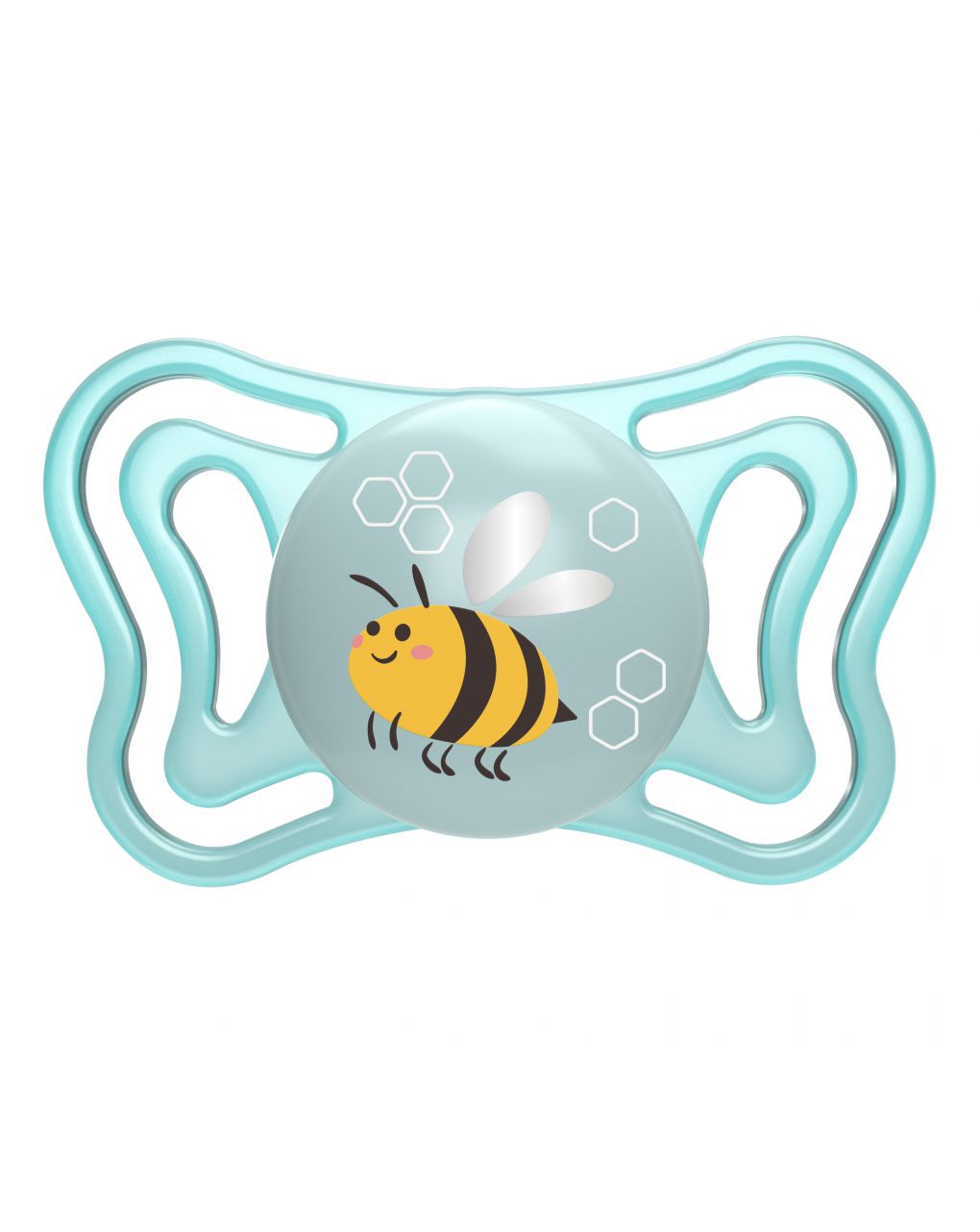 Succhietto physio light blue sil 2-6m 2 pezzi - chicco