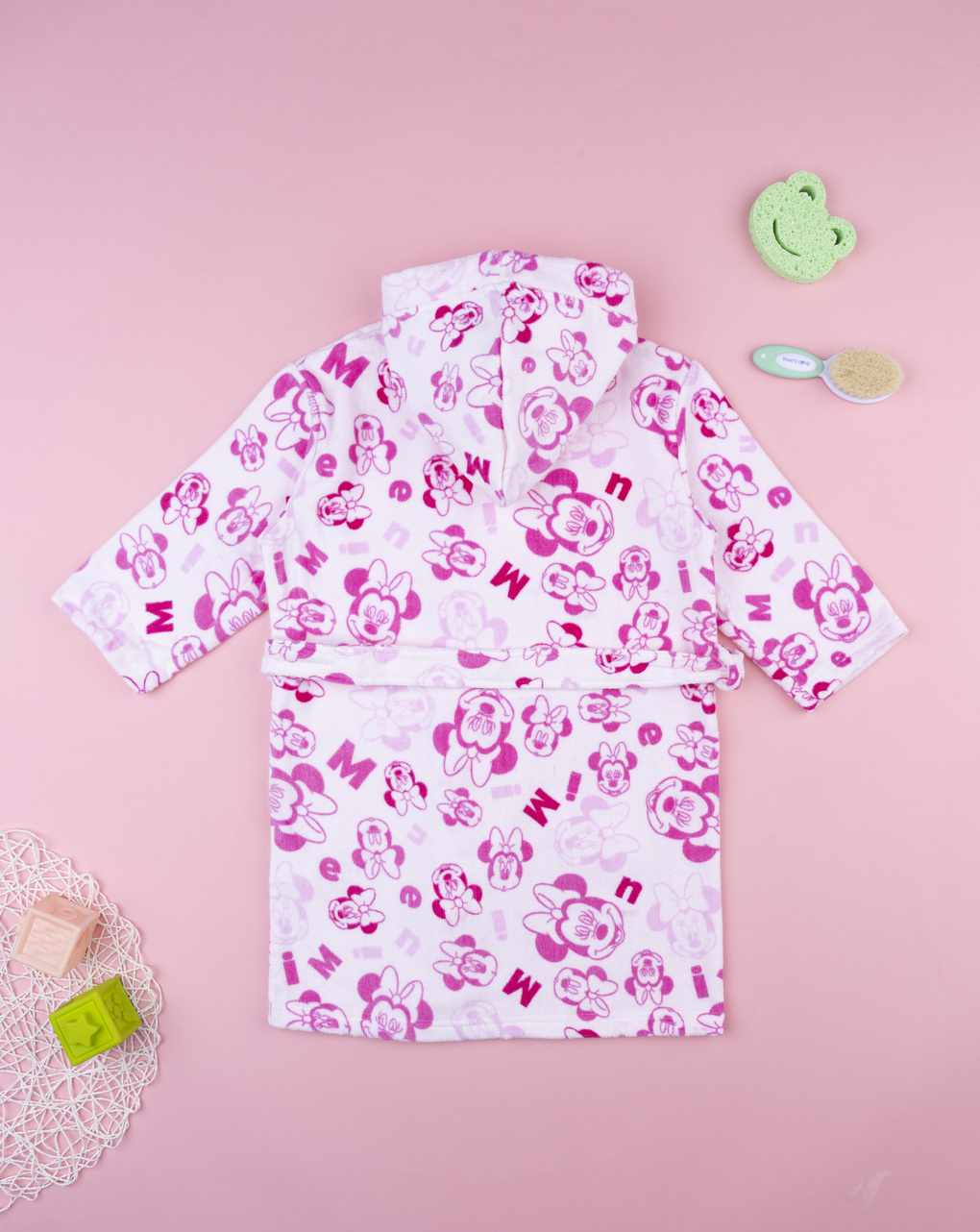 Accappatoio ciniglia bambina minnie