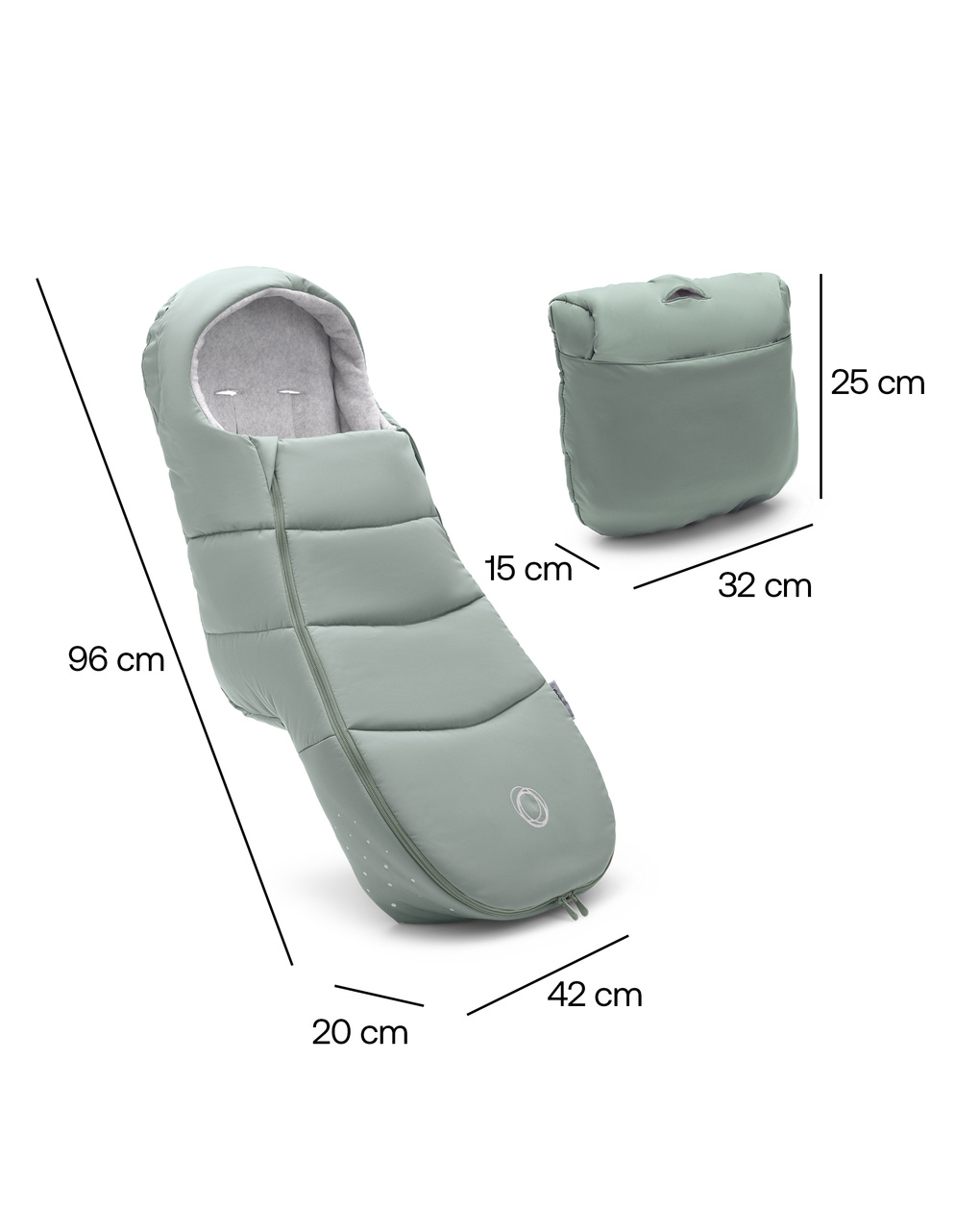 Sacco a pelo pine green - bugaboo