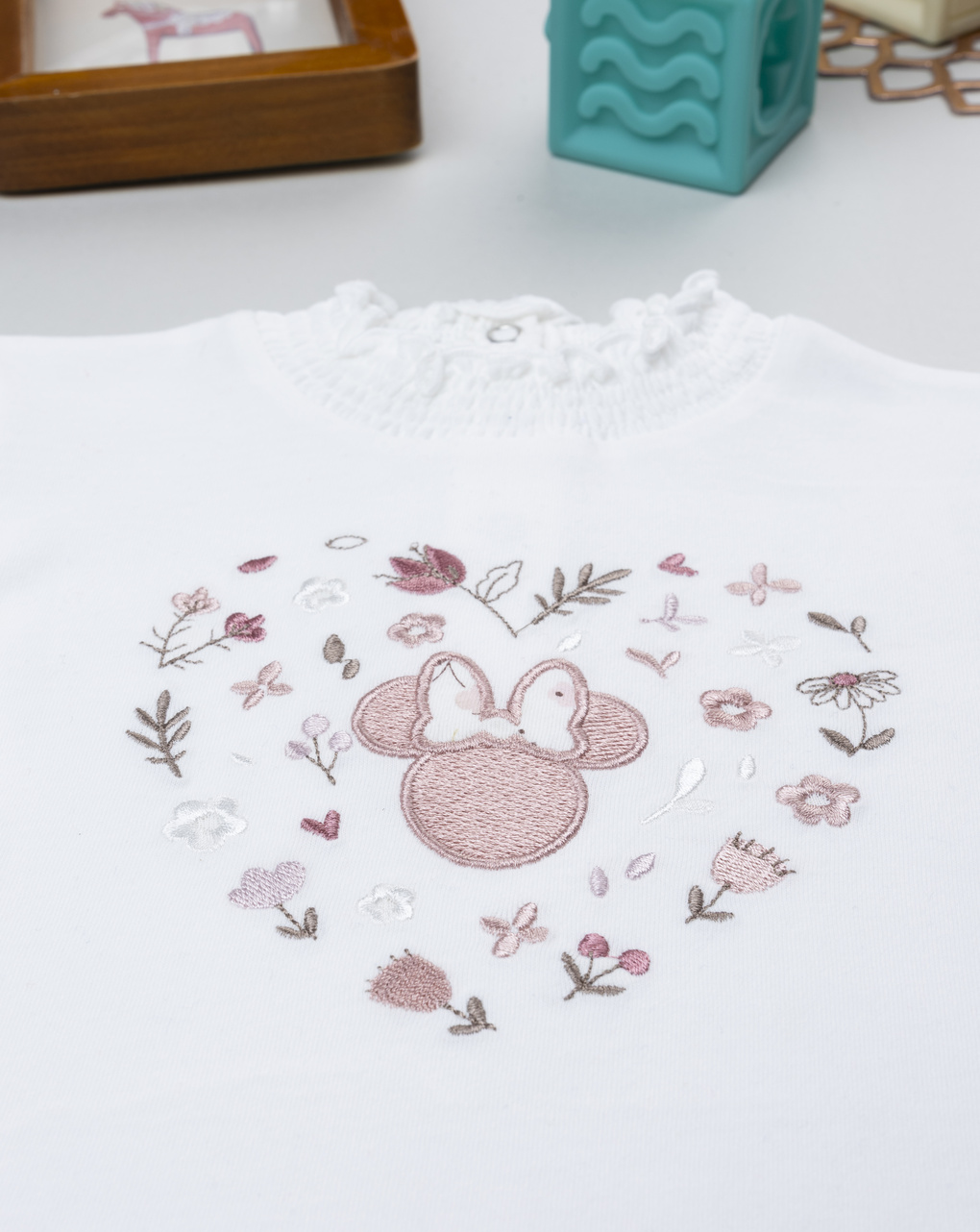 T-shirt bimba minnie bianca