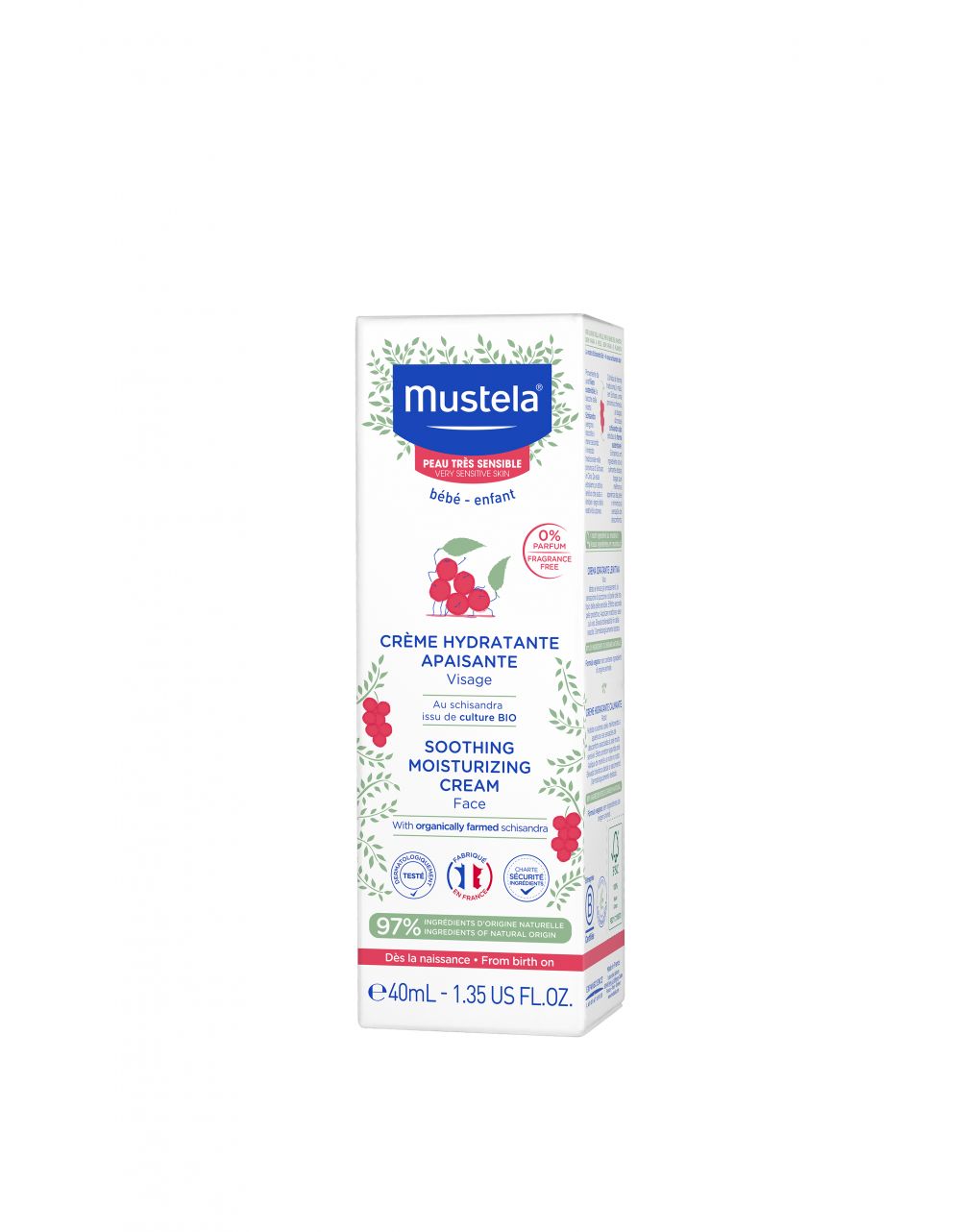 Crema viso lenitiva 40ml - mustela