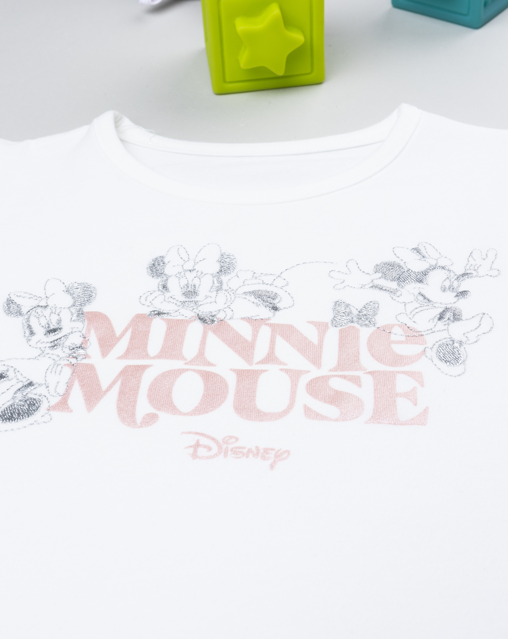 T-shirt bimba bianca minnie