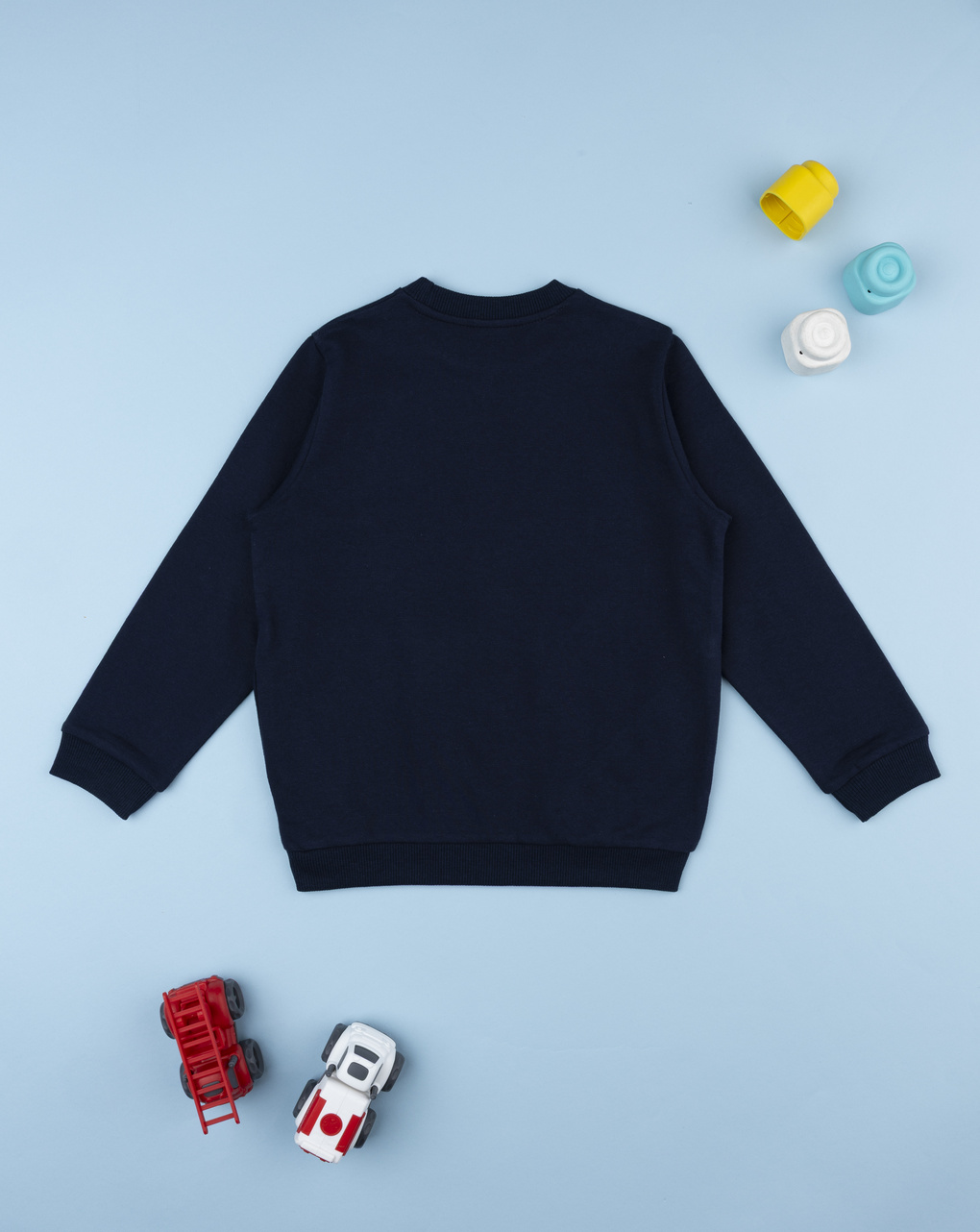 Felpa bimbo blu stampata "epic dinos"