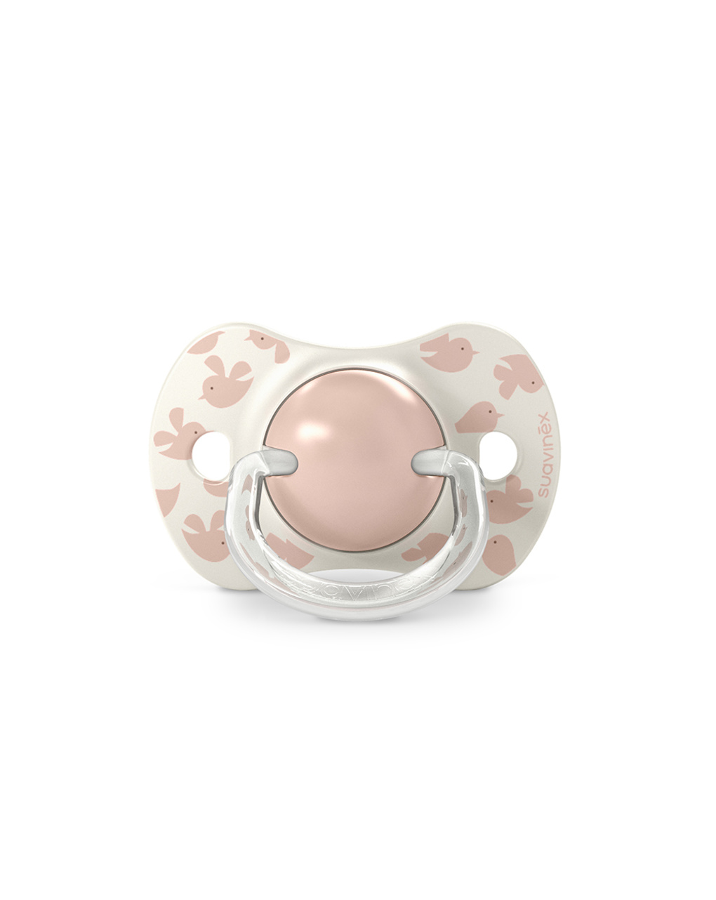 Succhietto birdies sxpro 6-18 mesi 2 pezzi rosa - suavinex