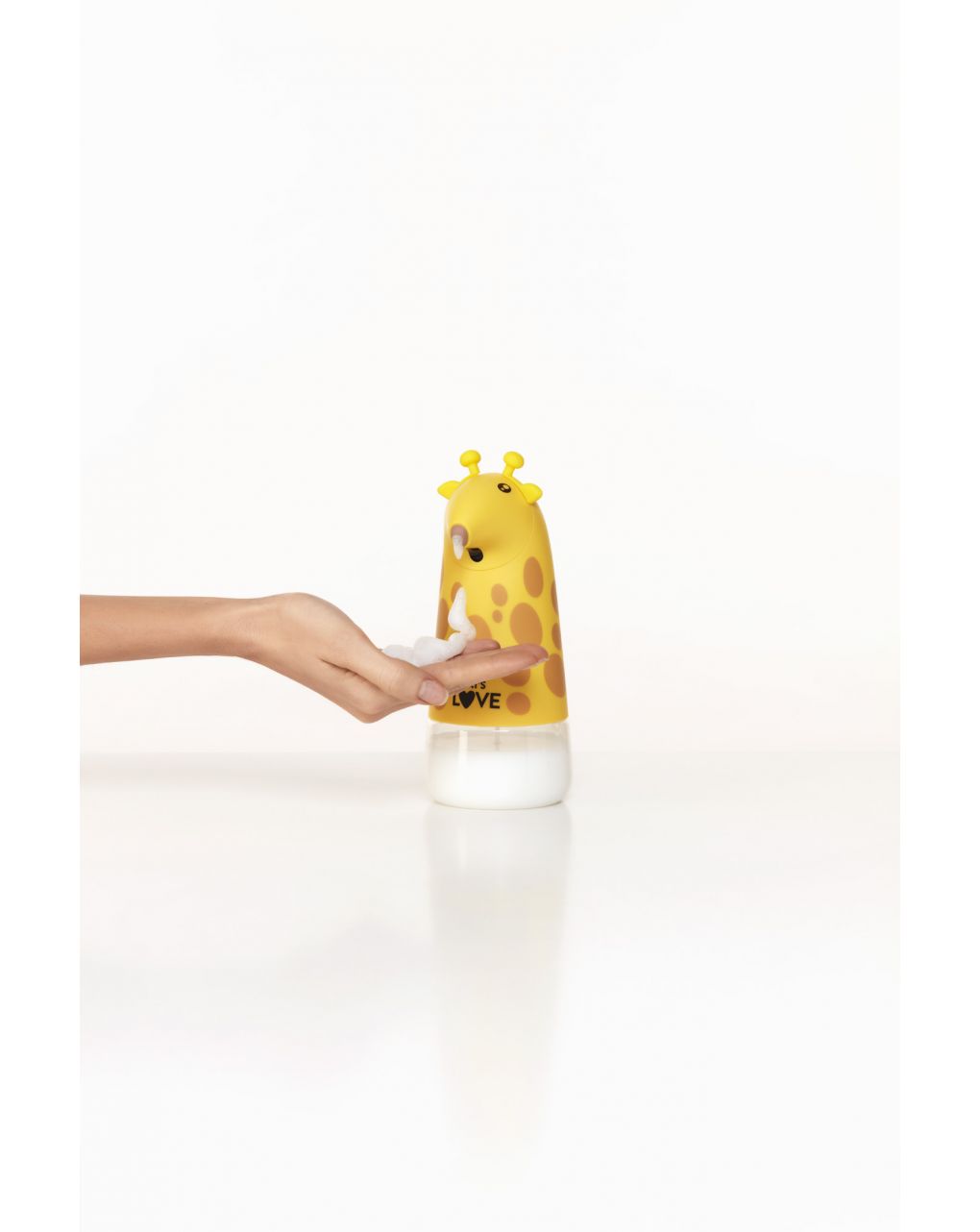 Dispenser sapone giraffa con erogazione automatica 275 ml - that's love