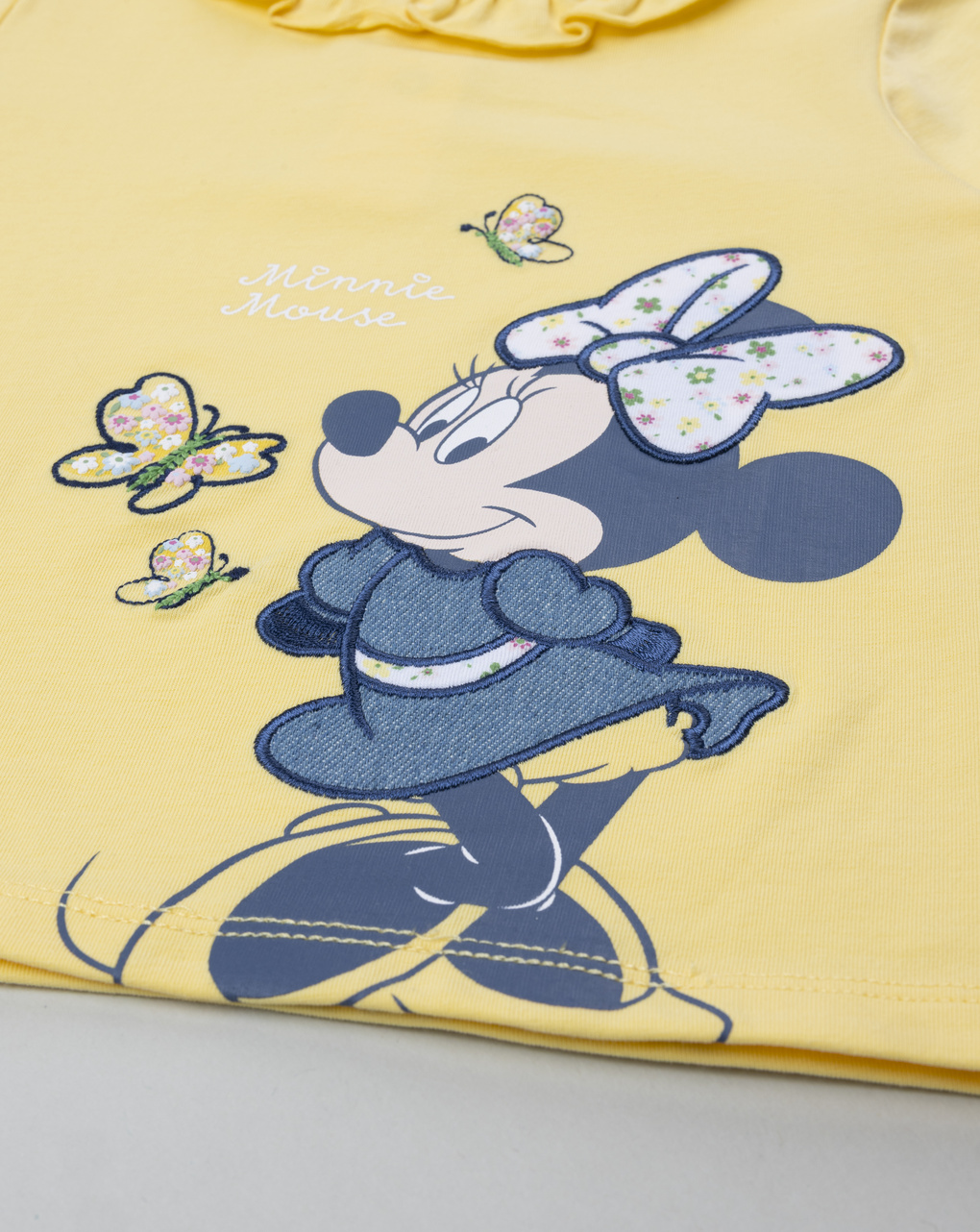 T-shirt bimba minnie gialla