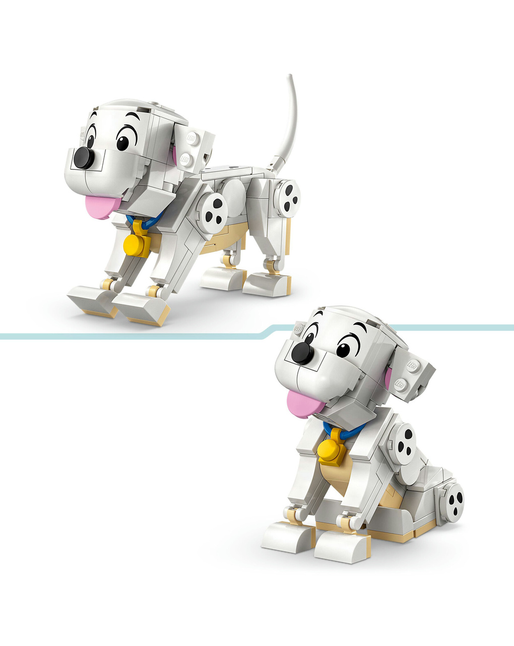 Lego disney 43271 pongo e peggy - la carica dei 101 6+