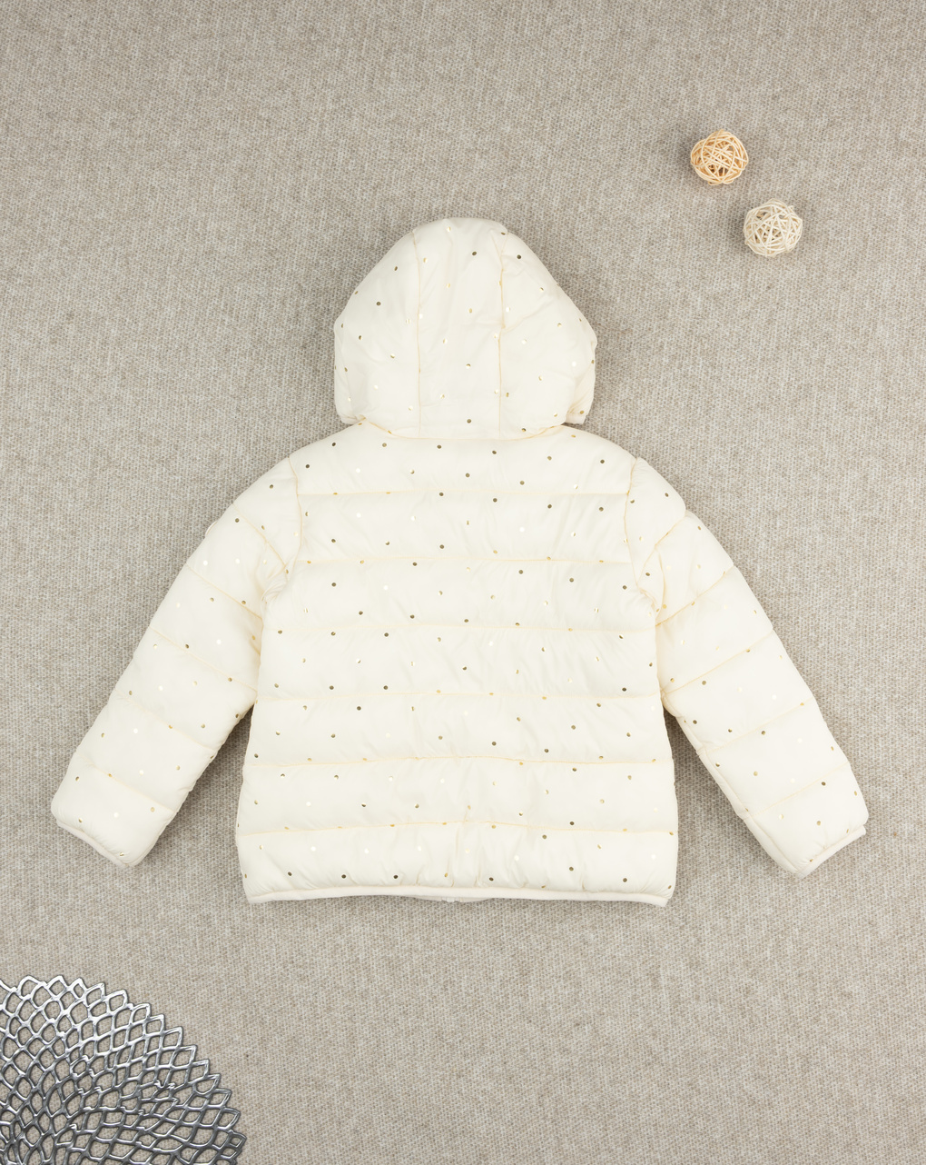 Giacca bimba panna