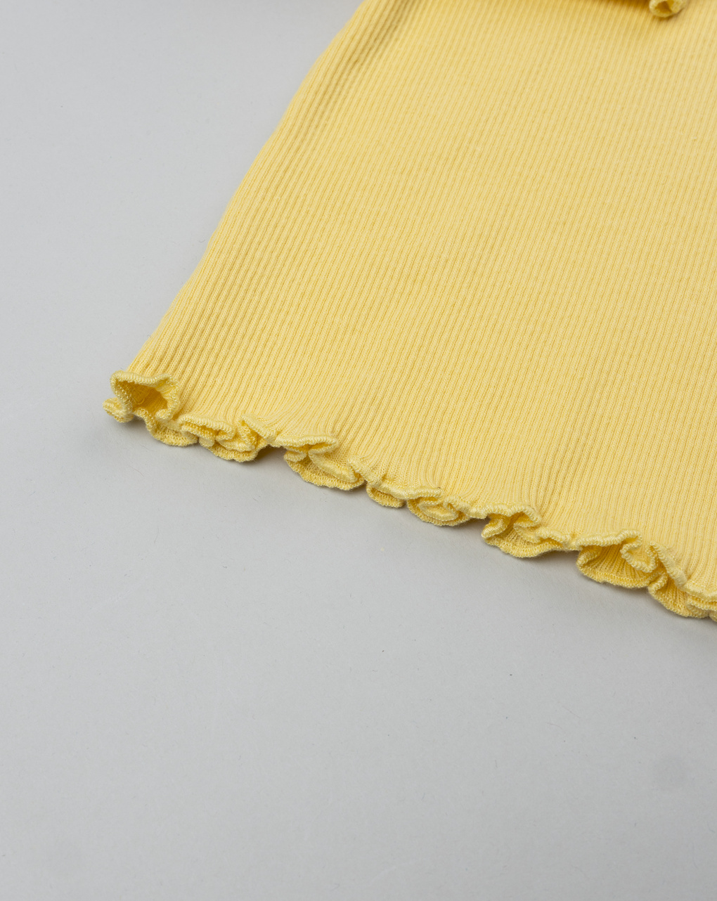 T-shirt costina  bimba gialla