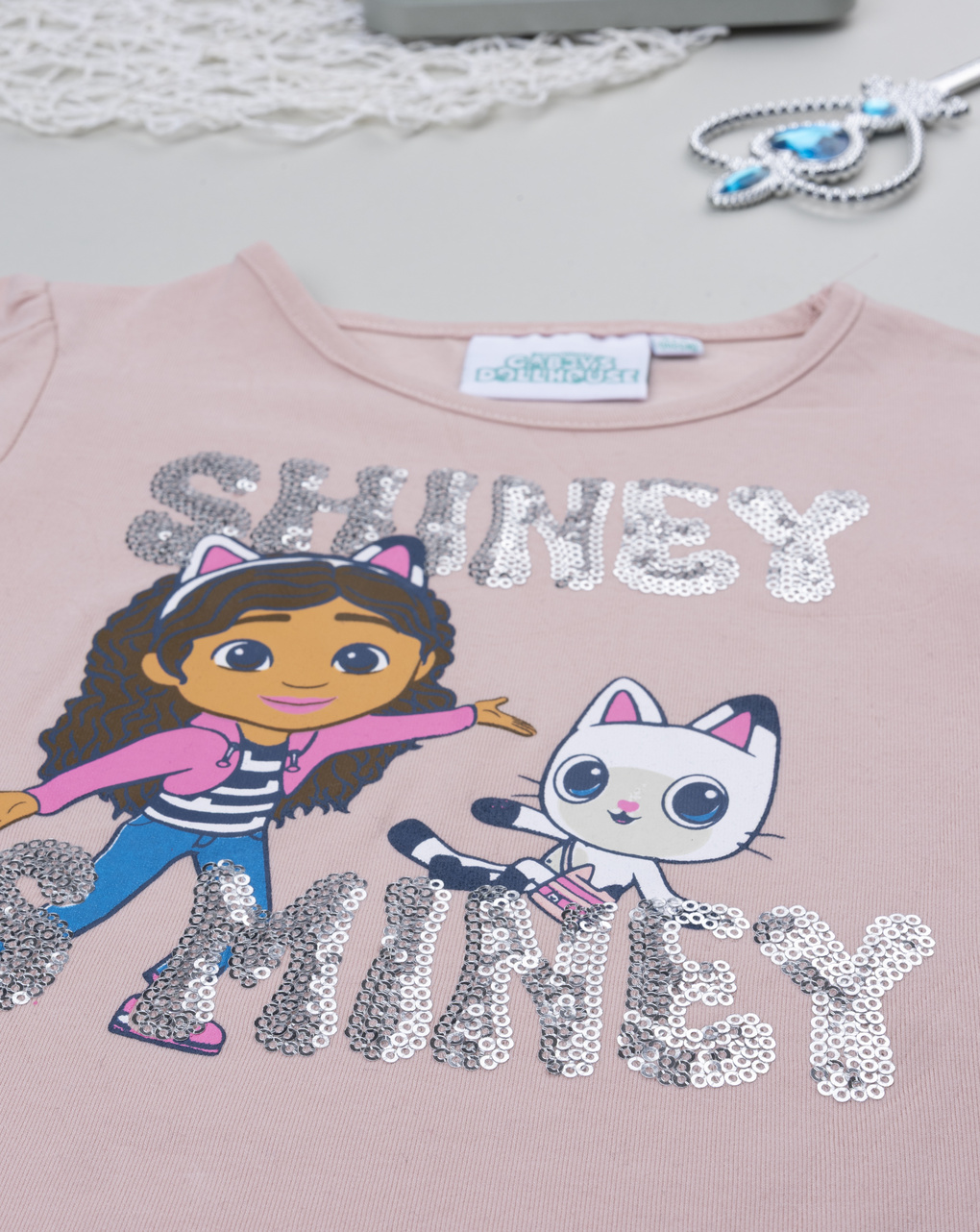 T-shirt rosa bambina gabby