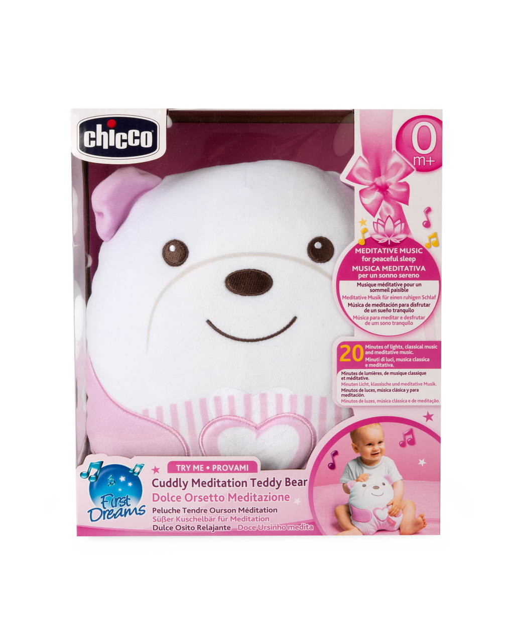 Orsetto sweet heart rosa - 0m+ -chicco