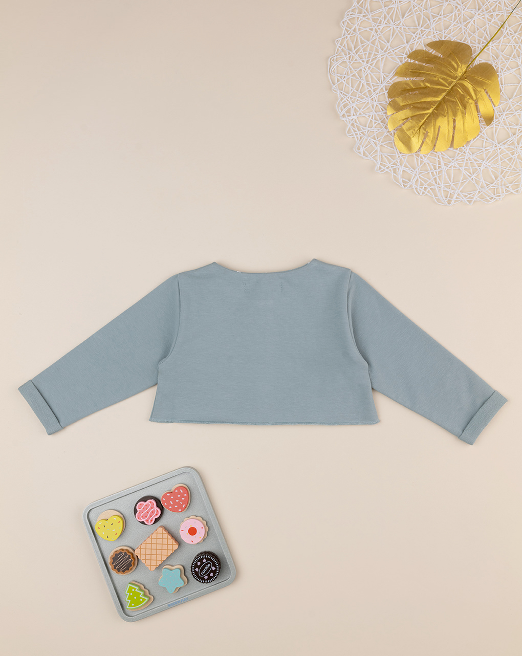 Cardigan bimba verde