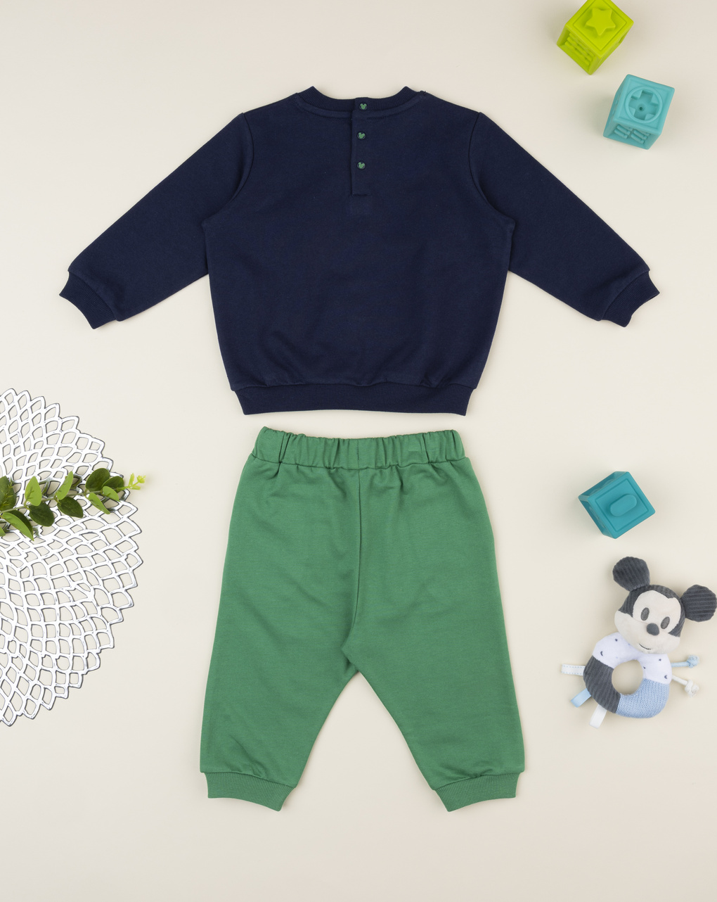 Completo jogging bimbo mickey mouse