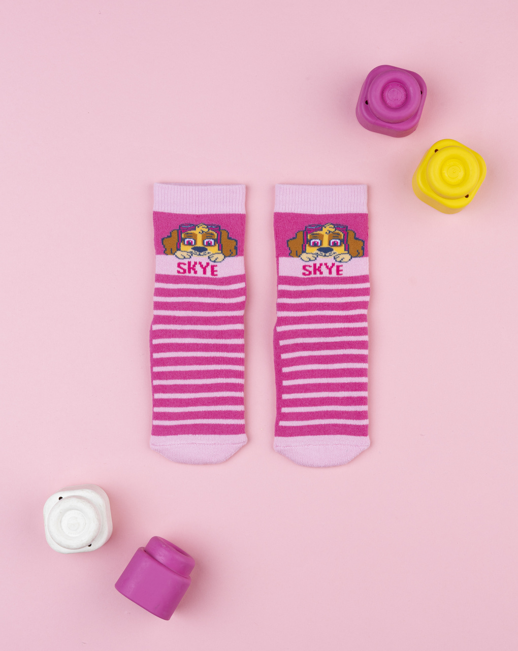 Antiscivolo bimba paw patrol rosa/fucsia