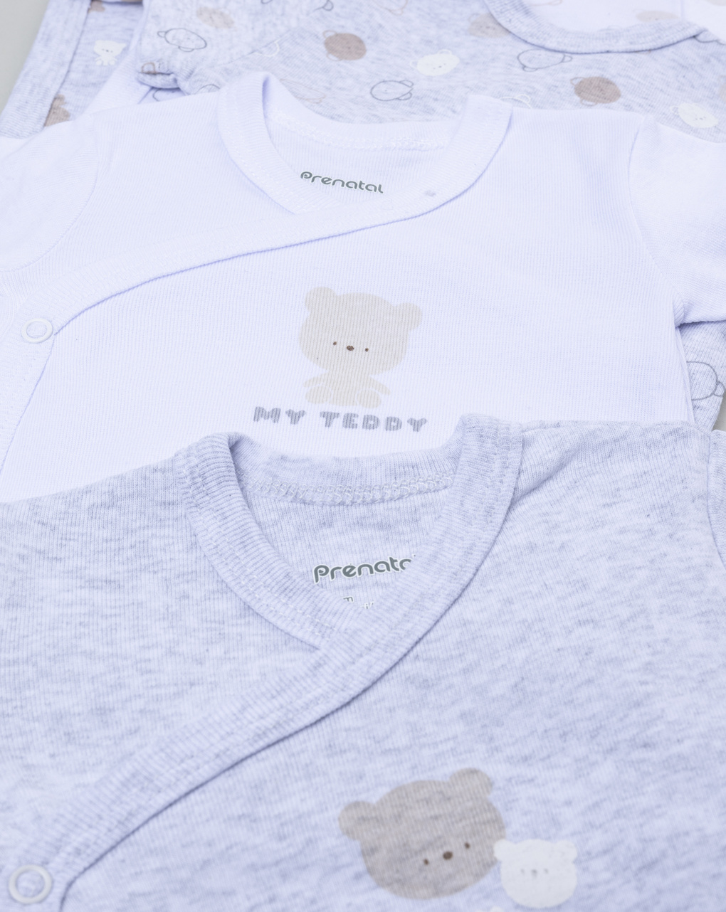 Pack 5 body maniche corte neonato orsetto