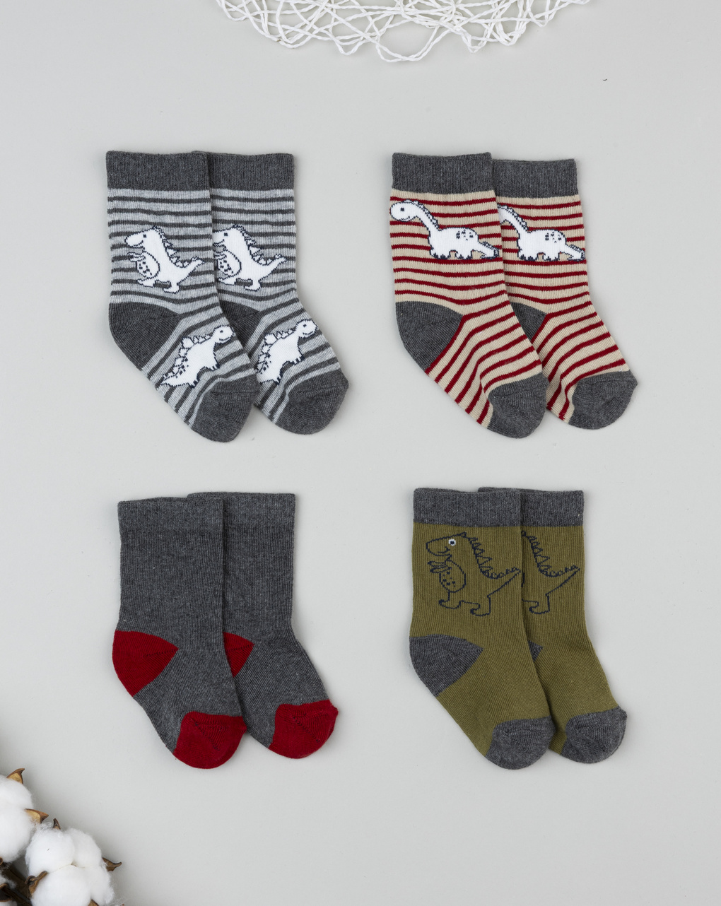 Pack 4 caze bimbo dinosauri