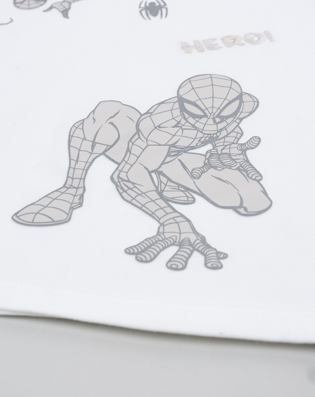 T-shirt bambino bianca spiderman