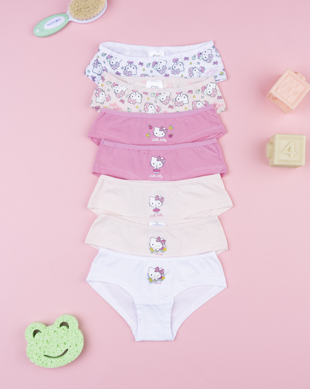Pack 7 slip bambina hello kitty