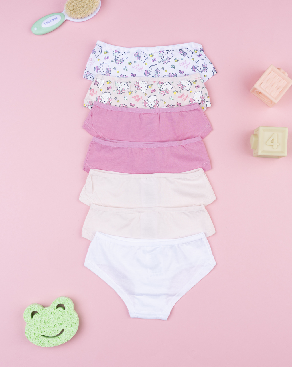 Pack 7 slip bambina hello kitty