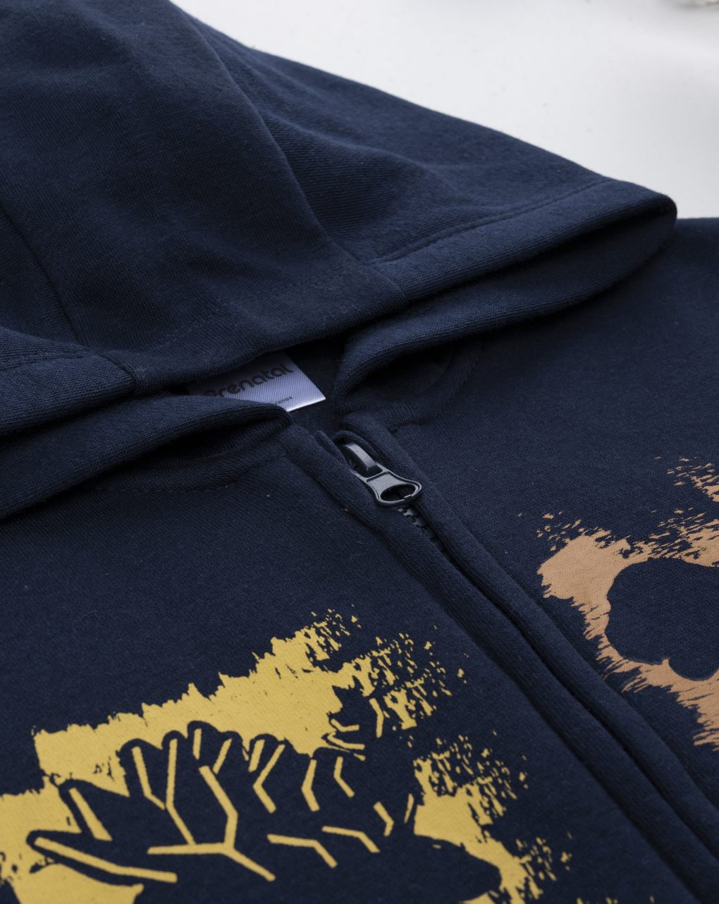 Completo jogging felpato bambino blu/verde