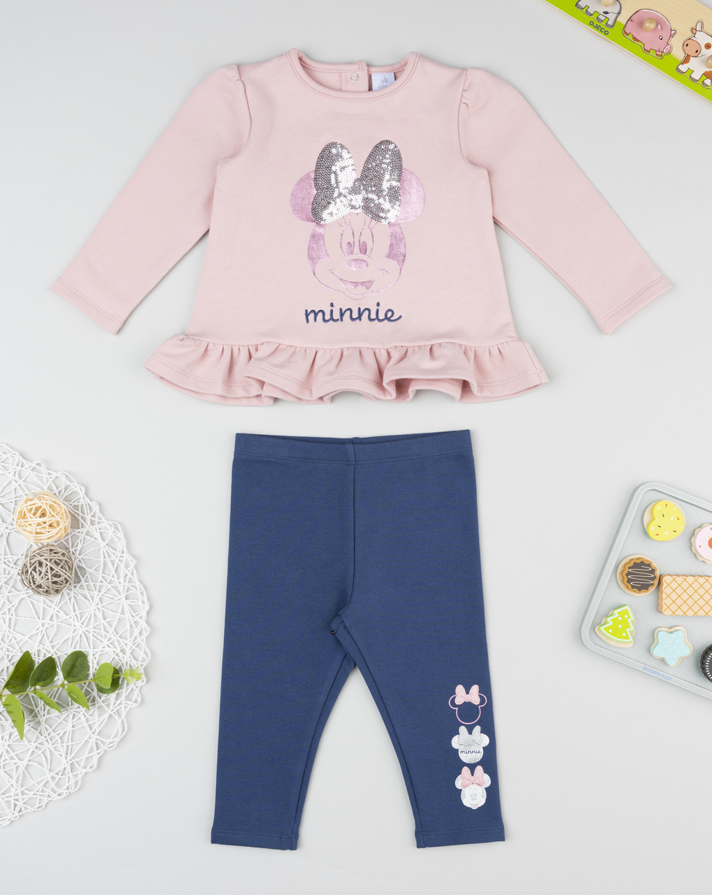 Completo due pezzi bimba disney minnie