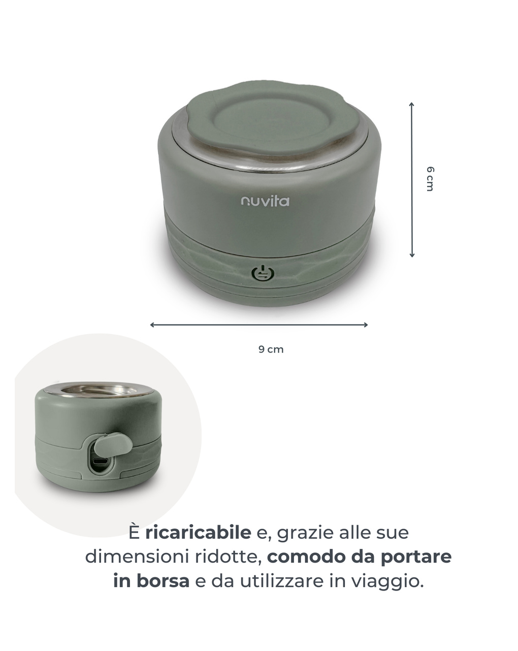 Scaldabiberon portatile universale warm70 - nuvita